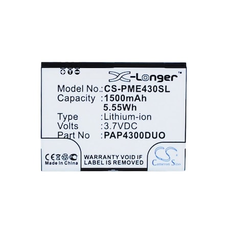 Bsc Preferred Prestigio MultiPhone 4300 Duo Mobile Phone Replacement Battery CS-PME430SL